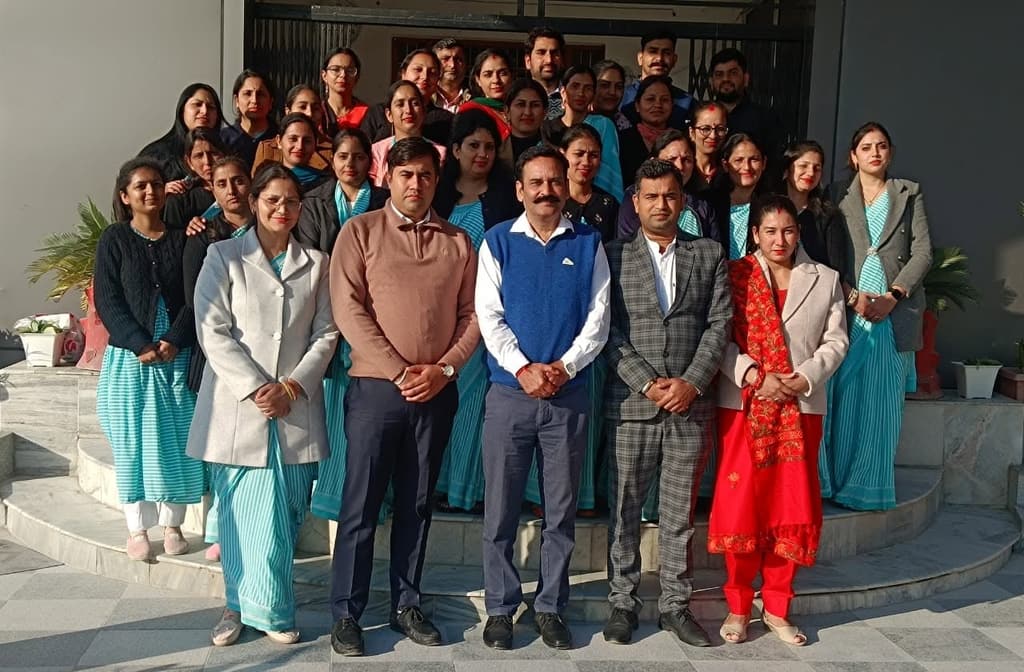 Teachers and staff of Pinnacle World School together after an in-house Life Skills workshop